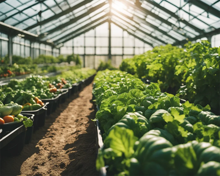 greenhouse vegetables control grown